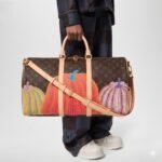 Louis Vuitton LV x YK Keepall Bandouliere 45 Travel Bag 17.7in/ 45cm Multicolor Gold Hardware M46471 - Image 2