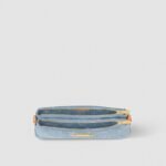 Louis Vuitton Liv Pochette Shoulder Bag 9.6in/ 24.5cm Blue Gold Hardware For Women M83532 - Image 5