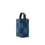 Louis Vuitton Locker Dopp Kit Blue For Men 9.1 Inches/ 23 Cm N40747 - Image 7