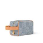 Louis Vuitton Locker Dopp Kit Blue For Men 9.1 Inches/ 23 Cm N40753 - Image 4