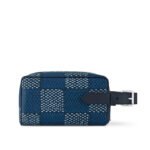 Louis Vuitton Locker Dopp Kit Blue For Men 9.1 Inches/ 23 Cm N40747 - Image 5