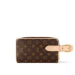 Louis Vuitton Locker Dopp Kit Brown For Men 9.1 Inches/ 23 Cm M83112 - Image 5