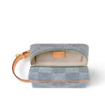 Louis Vuitton Locker Dopp Kit Blue For Men 9.1 Inches/ 23 Cm N40753 - Image 3
