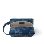 Louis Vuitton Locker Dopp Kit Blue For Men 9.1 Inches/ 23 Cm N40747 - Image 3