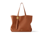 Louis Vuitton Low Key Cabas MM Shoulder Bag 18.5in/47cm Cognac Brown Gold Hardware For Women M25342