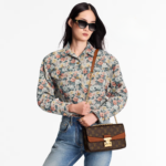 Louis Vuitton Marceau Crossbody Bag 9.6in/ 24.5cm Monogram Caramel Brown Gold Hardware For Women M46127 - Image 3