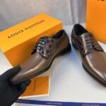 Louis Vuitton Minister Derby Brown For Men - Image 4