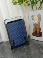 Louis Vuitton Horizon 55 Suitcase 21.7in/ 55cm Monogram Blue Silver Hardware - Image 5