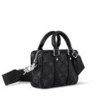 Louis Vuitton Nano Porte Documents Voyage Bag Black For Men 7.9in/20cm M82770 - Image 3