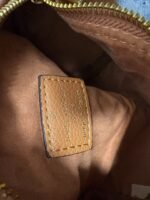Louis Vuitton Nano Speedy Top Handle Bag 6.3in/ 16cm Brown Monogram Empreinte Gold Hardware For Women - Image 7