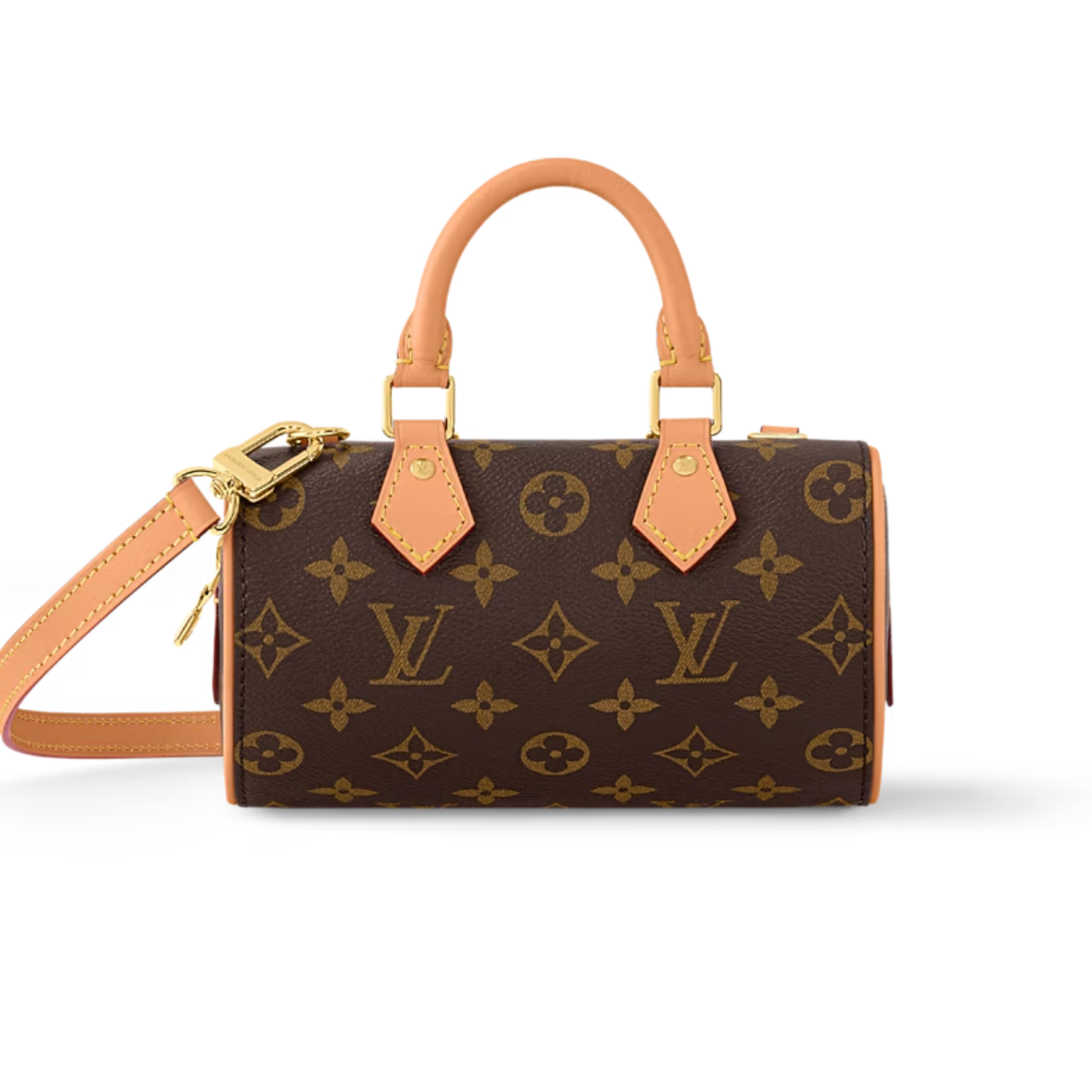 Louis-Vuitton-Nano-Speedy-Dating-Top-Handle-Bag-7.1in-18cm-Brown-Gold-Hardware-For-Women-M13226-1.png Louis Vuitton Nano Speedy Dating Top Handle Bag 7.1in/ 18cm Brown Gold Hardware For Women M13226 - Image 1