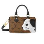 Louis Vuitton Nano Speedy Top Handle Bag 6.3in/ 16cm Brown Gold Hardware For Women M83688