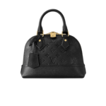 Louis Vuitton Neo Alma BB Top Handle Bag 9.8in/ 25cm Black Monogram Empreinte Gold Hardware For Women M44829