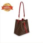 [True-to-ORIGINAL] Louis Vuitton NeoNoe MM Bucket Bag Brown For Women 10.2in/26cm LV N40214