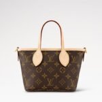 Louis Vuitton Neverfull BB Tote Bag 9.4in/ 24cm Beige Gold Hardware For Women M46705 - Image 3