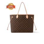 [True-to-ORIGINAL] Louis Vuitton Neverfull GM Tote Bag 15.4in/ 39cm Brown Monogram Gold Hardware For Women M46978