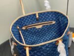 Louis Vuitton Neverfull MM Tote Bag 12.2in/ 31cm Blue Denim Gold Hardware For Women M13192 - Image 10