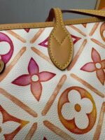 Louis Vuitton Neverfull MM Tote Bag 12.2in/ 31cm Beige Gold Hardware For Women M25317 - Image 7