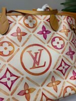 Louis Vuitton Neverfull MM Tote Bag 12.2in/ 31cm Beige Gold Hardware For Women M25317 - Image 6