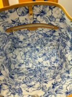 Louis Vuitton Neverfull MM Tote Bag 12.2in/ 31cm Blue Gold Hardware For Women M11263 - Image 7