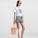 Louis Vuitton Neverfull MM Tote Bag 12.2in/ 31cm Gold Hardware For Women N40668 - Image 2