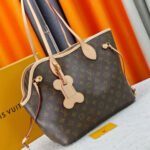 Louis Vuitton Neverwoof Tote Bag 12.2in/ 31cm Monogram Gold Hardware For Women M27847 - Image 2