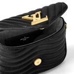 [True-to-ORIGINAL] Louis Vuitton New Wave Multi Pochette Shoulder Bag  7.5in/ 19cm Black Gold Hardware For Women M56461 - Image 3