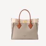 Louis Vuitton On My Side MM Tote Bag Grey For Women 12in/31cm M53825
