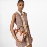 Louis Vuitton On My Side PM Tote Bag 9.8in/ 25cm Monogram Caramel Brown Gold Hardware For Women M59905 - Image 10