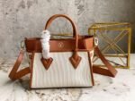 Louis Vuitton On My Tote Bag Brown For Women 9.8in/25cm - Image 2