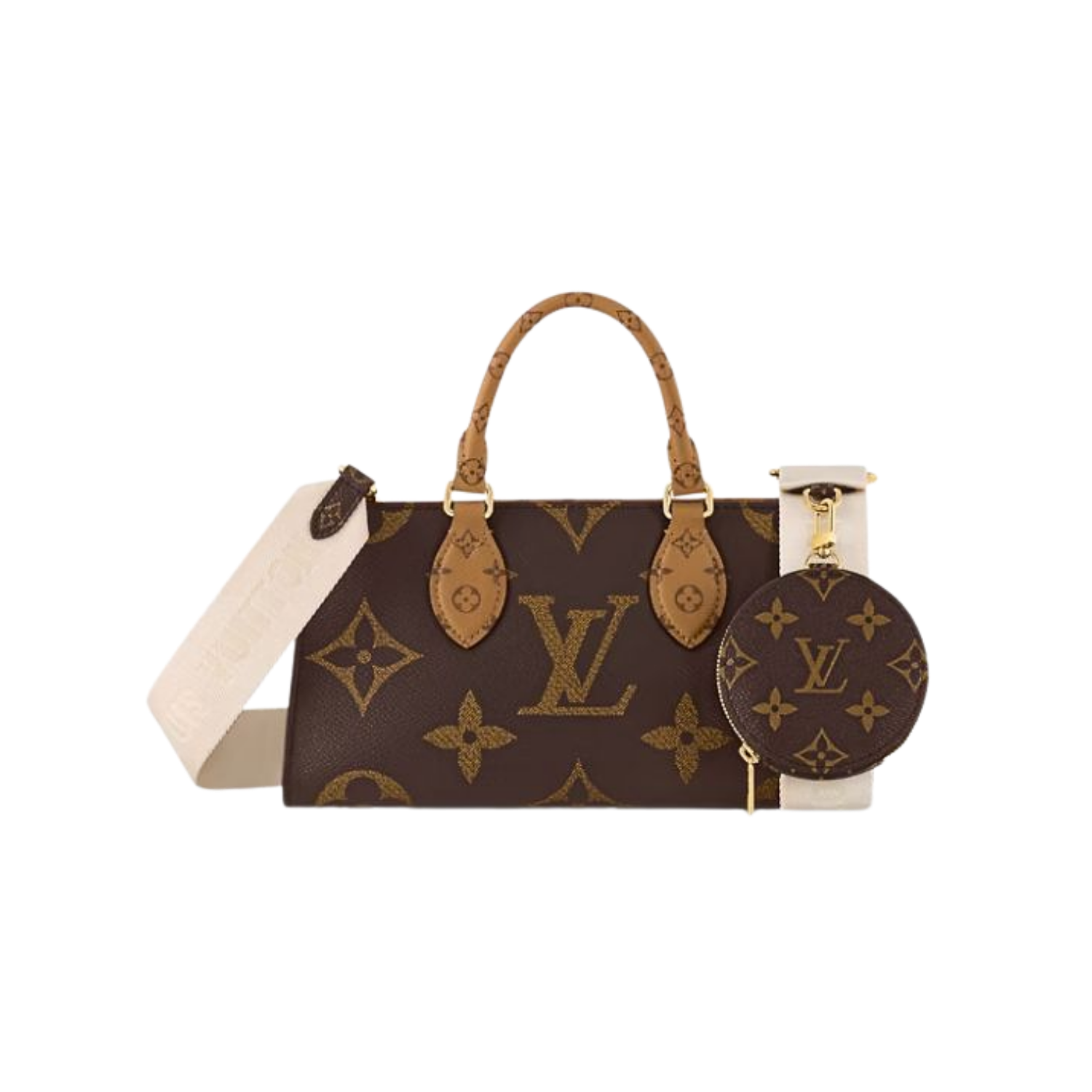 Louis-Vuitton-OnTheGo-East-West-Crossbody-Bag-9.8in-24.8cm-Brown-Gold-Hardware-For-Women-M46653.png Louis Vuitton OnTheGo East West Tote Bag 9.8in/ 24.8cm Brown Gold Hardware For Women M46653 - Image 1