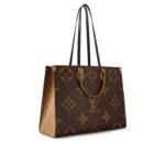 Louis Vuitton OnTheGo GM Tote Bag 16.1in/ 41cm Brown Gold Hardware For Women M45320 - Image 4