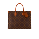 Louis Vuitton OnTheGo Organizer Top Handle Bag 14.6in/ 37cm Monogram Brown Gold Hardware For Women M14235