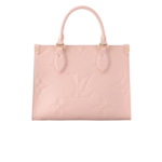 Louis Vuitton OnTheGo PM Tote Bag 9.8in/ 25cm Pink Gold Hardware For Women M47135