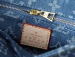 Louis Vuitton OnTheGo PM Tote Bag 9.8in/ 25cm Denim Blue Gold Hardware For Women M14633 - Image 11