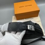 Louis Vuitton Outdoor Messenger Bag Black For Men 26cm / 10.2in M30233 - Image 7