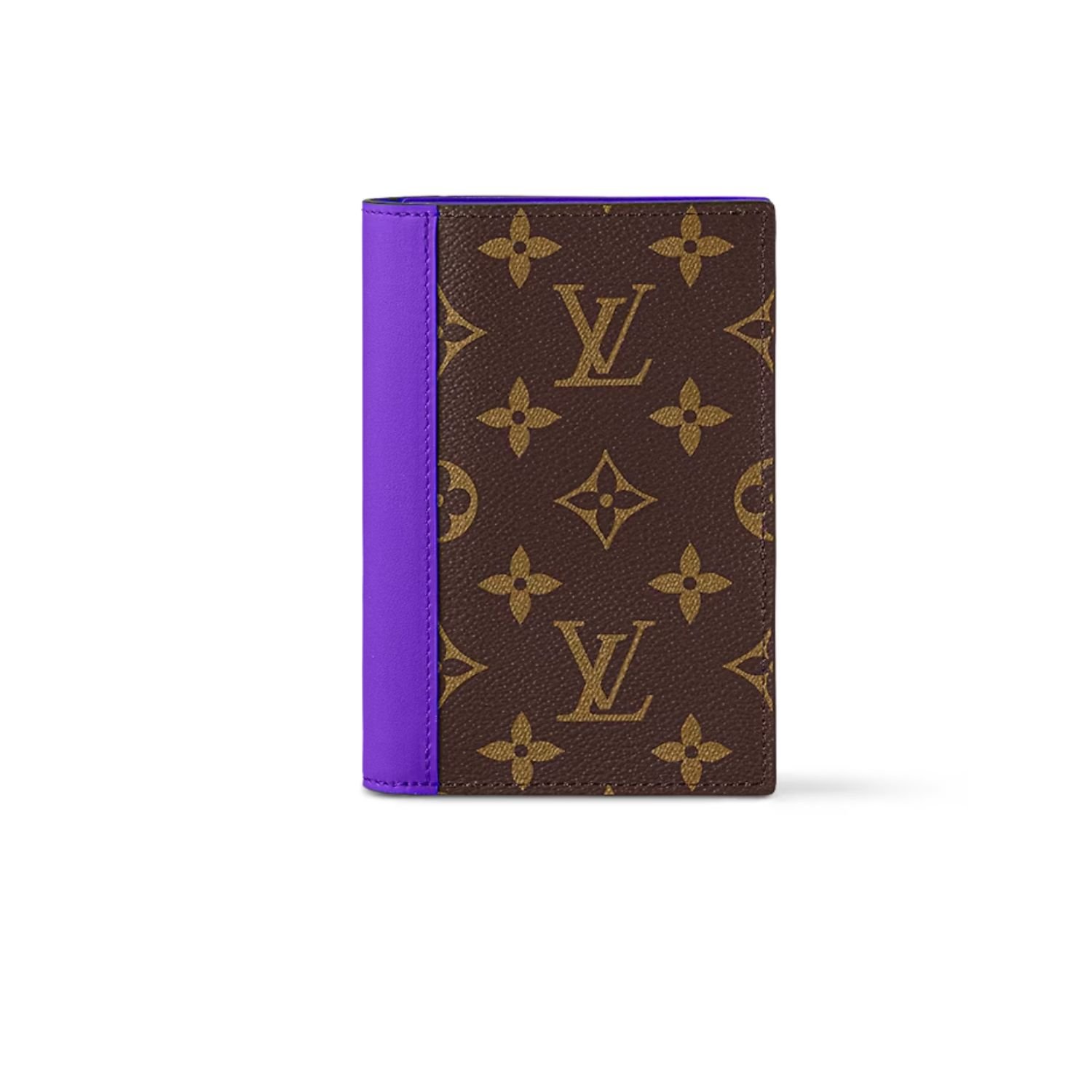 Louis-Vuitton-Passport-Cover-Wallet-6.jpg Louis Vuitton Passport Cover Wallet Violet For Men 5.5in/14cm M28268 - Image 1