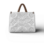 Louis Vuitton Pillow Onthego GM Tote Bag 16.1in/ 41cm Silver For Women M21053