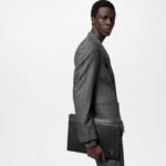 Louis Vuitton Pochette 24H Clutch & Pouch 14.1in/ 36cm Black Palladium Hardware For Men M30965 - Image 3