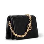 Louis Vuitton Pochette Coussin Shoulder Bag 7.9in/ 20cm Black Gold Hardware For Women M82116 - Image 4