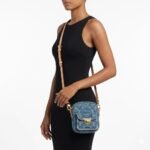 Louis Vuitton Pochette Fairfax Shoulder Bag 7.1in/ 18cm Blue Denim Gold Hardware For Women M82948 - Image 2