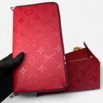 Louis Vuitton Pochette Felicie Shoulder Bag 8.3in/ 21cm Louis Red Monogram Empreinte Gold Hardware For Women M25793 - Image 6
