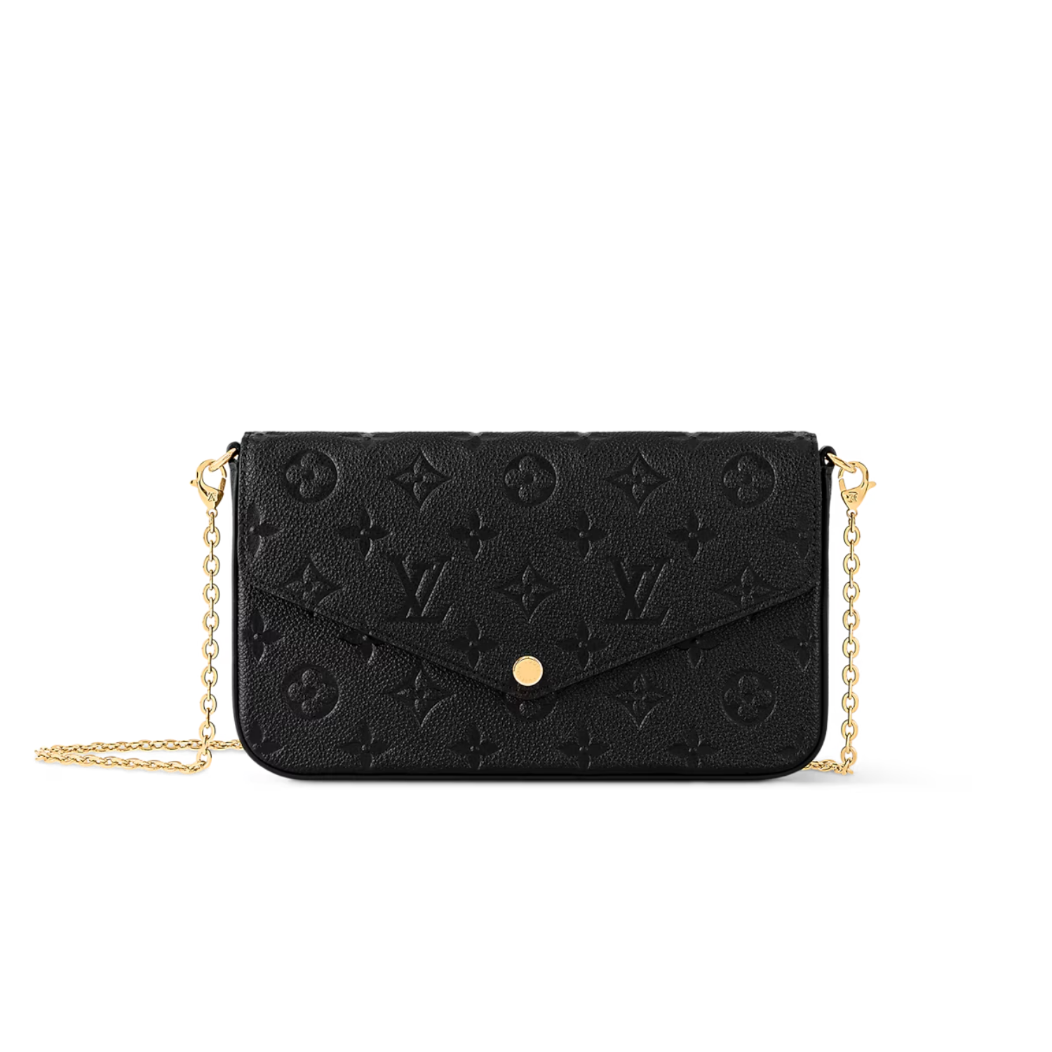 Louis-Vuitton-Pochette-Felicie-Shoulder-Bag-8.3in-21cm-Black-Monogram-Empreinte-Gold-Hardware-For-Women-M82477.png Louis Vuitton Pochette Felicie Shoulder Bag 8.3in/ 21cm Black Monogram Empreinte Gold Hardware For Women M82477 - Image 1