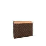 Louis Vuitton Pochette Jour Wallet Clutch & Pouch 13.8in/ 35cm Brown Monogram Canvas Gold Hardware For Men M82540 - Image 4