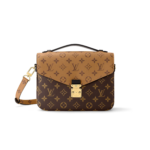 Louis Vuitton Pochette Metis Shoulder Bag 9.8in/ 25cm Brown Monogram Reverse Canvas Gold Hardware For Women M44876