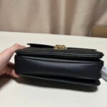 Louis Vuitton Pochette Metis Top Handle Bag 9.8in/ 25cm Black Gold Hardware For Women M41487 - Image 5