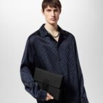 Louis Vuitton Pochette S-Lock Pouch 11in/ 28cm Black Black Hardware For Men M82559 - Image 2