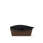 Louis Vuitton Pochette To Go Pouch 11.8in /30cm Brown Monogram Canvas Black Hardware For Men M82079 - Image 5