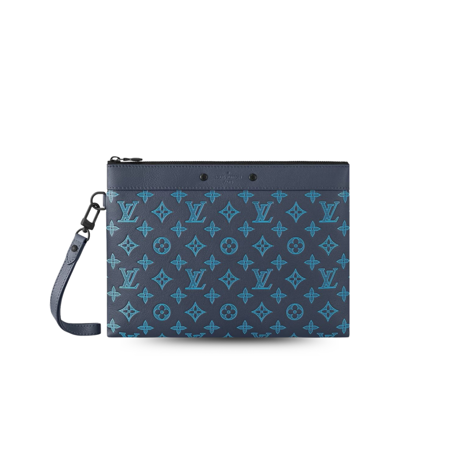 Louis-Vuitton-Pochette-To-Go-Clutch-amp-Pouch-11.8in-30cm-Navy-River-Blue-Black-Hardware-For-Men-M82321.png Louis Vuitton Pochette To Go Pouch 11.8in /30cm Navy River Blue Black Hardware For Men M82321 - Image 1