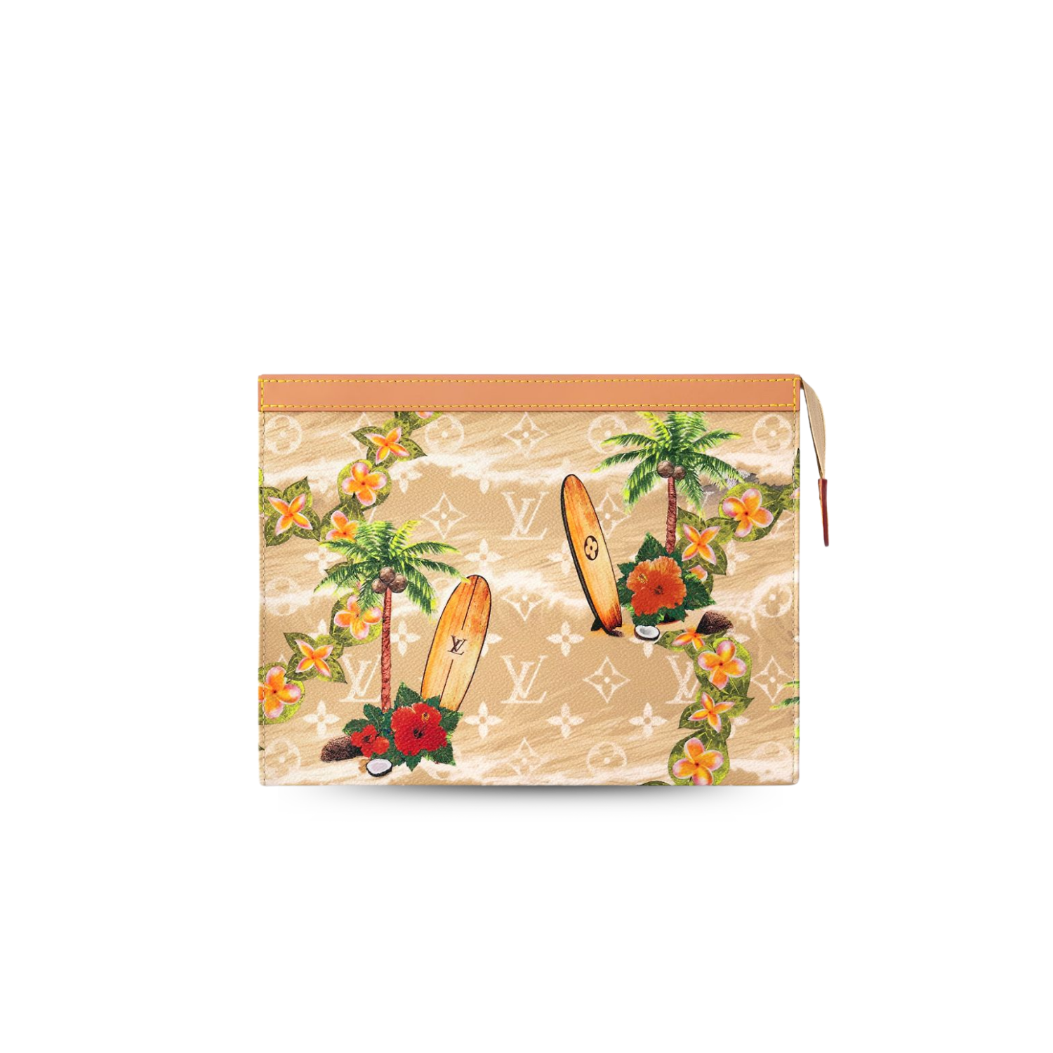 Louis-Vuitton-Pochette-Voyage-Clutch-Pouch-10.6in-27cm-Sand-Monogram-Surfin-Canvas-Gold-Hardware-For-Men-M83465.png Louis Vuitton Pochette Voyage Pouch 10.6in/ 27cm Sand Monogram Surfin Canvas Gold Hardware For Men M83465 - Image 1